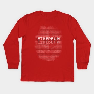 Ethereum binary Kids Long Sleeve T-Shirt